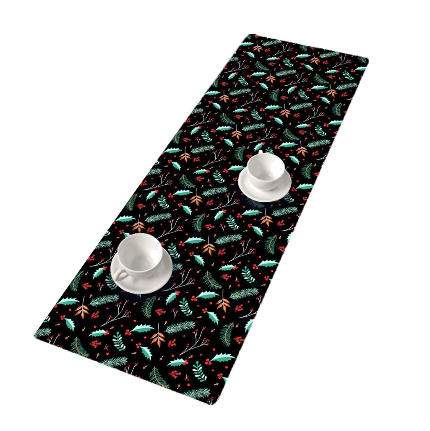 Runner natalizio Holly in feltro Bertoni 33 x 95 cm.