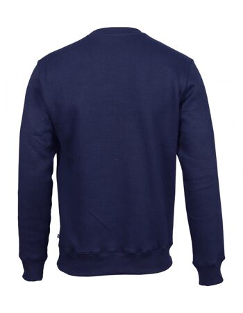 Sweatshirt crewneck en coton JOS - BLUE 3
