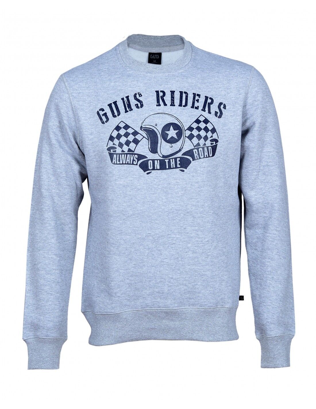 Felpa girocollo in cotone JOS- GRIGIO