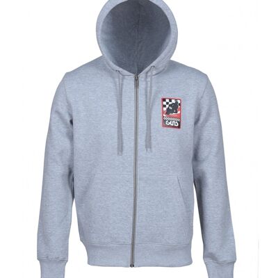 ERAL cotton hoodie with hood - GRAY