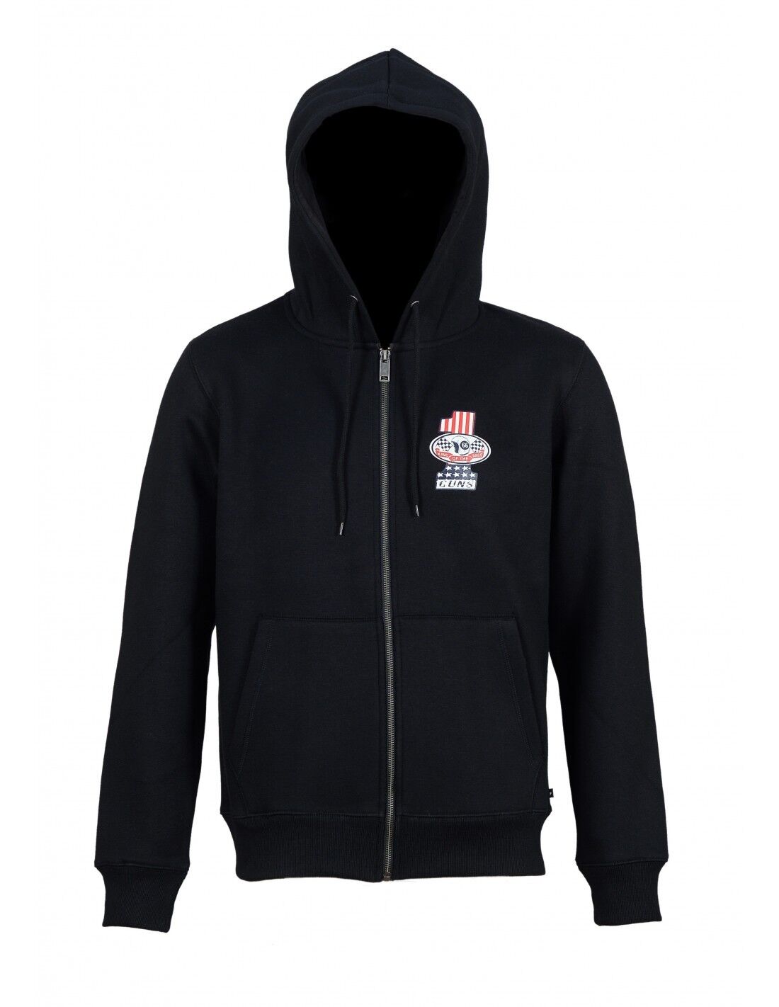 Felpa con cappuccio in cotone BORCHIA- NERA