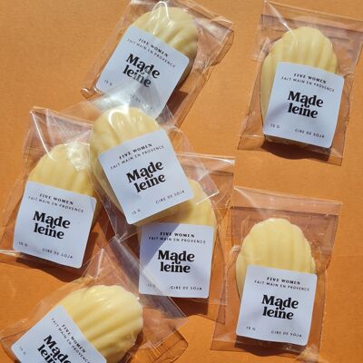 The madeleine / Scented wax melt with the scent of Madeleine gourmande