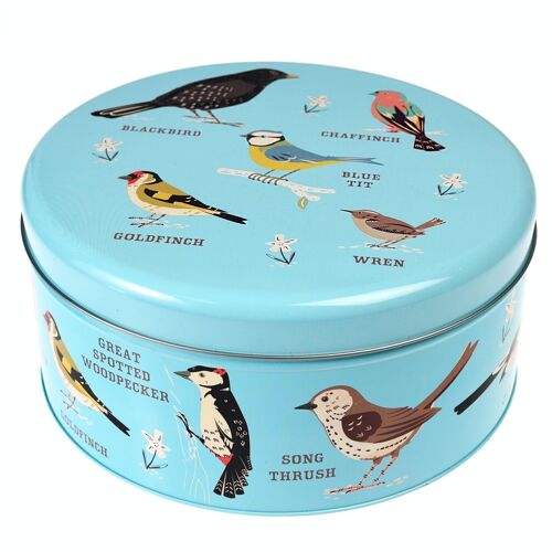 Cake storage tin - Garden Birds