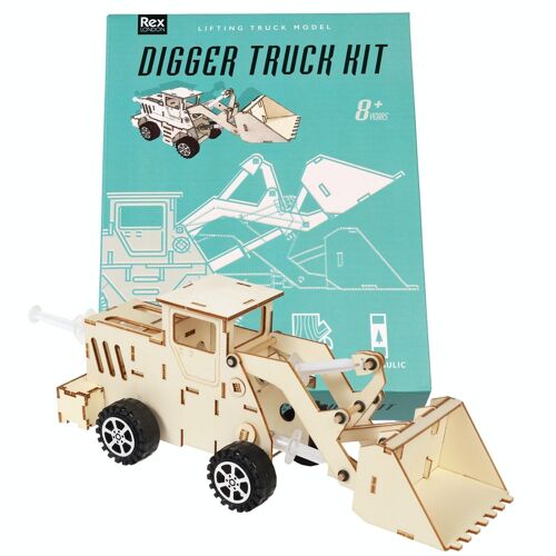 Make your own hydraulic digger truck