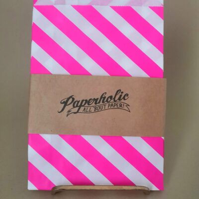 Candy bag oblique neon pink