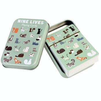 Cartes à jouer dans une boîte - Nine Lives 2