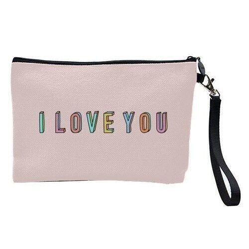 Cosmetic Bag 'I Love You 3D Colourful Te