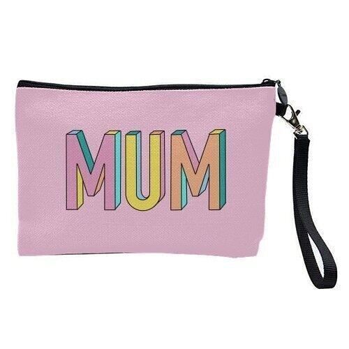 Cosmetic Bag 'Mum In Colourful 3D Hand D