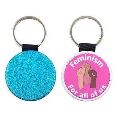 Porte-clés 'Féminisme - Rose'