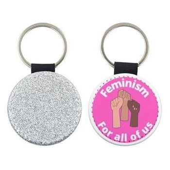 Porte-clés 'Féminisme - Rose' 4