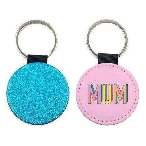 Keyrings 'Mum In Colourful 3D Hand Drawn
