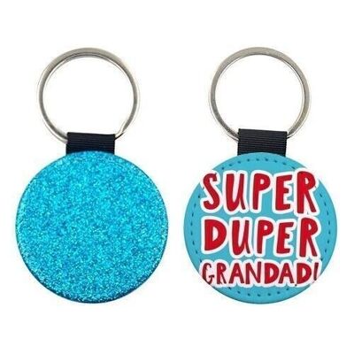 Keyrings 'Super Duper Grandad'