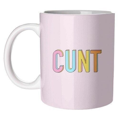 Mugs 'Colour Cunt Typography'