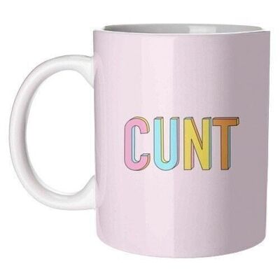 Tasses 'Color Cunt Typography'