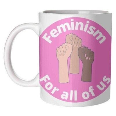 Tazas 'Feminismo - Rosa' de Riad Mannan