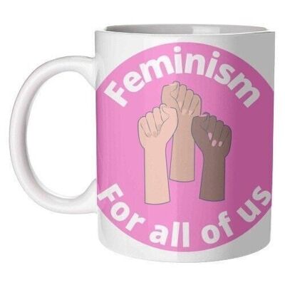 Mugs 'Feminism - Pink' by Riad Mannan