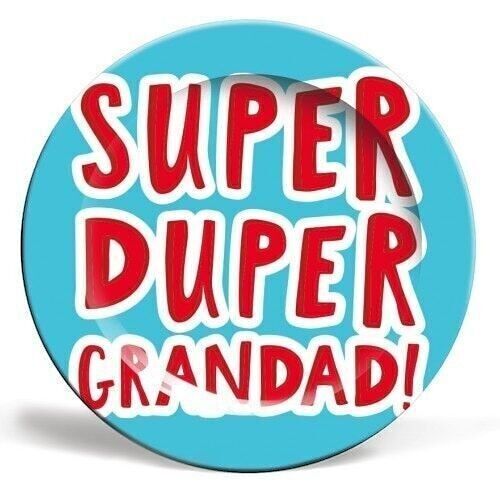 Plates 'Super Duper Grandad'