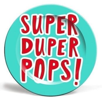 Assiettes 'Super Duper Pops' 2