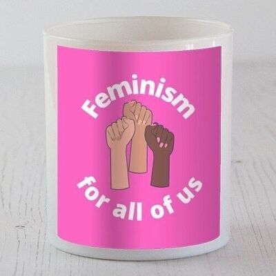 Duftkerzen 'Feminismus - Rosa'