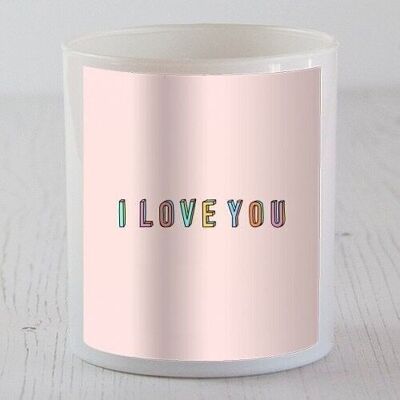 Candele Profumate 'Ti Amo 3D Colorate