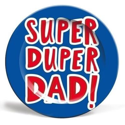 Plates 'Super Dad'