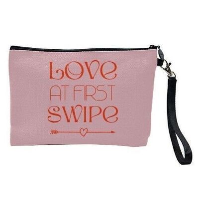 Cosmetic Bag 'Love at first swipe print'