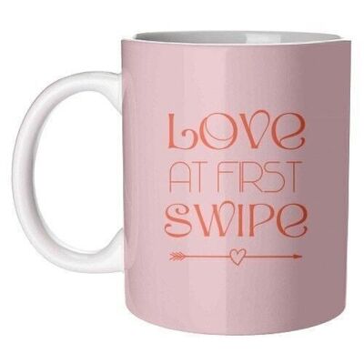 Tazze 'Love at first swipe print'