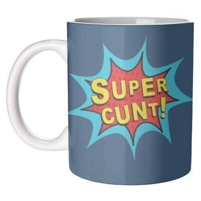 Mugs 'SUPERCUNT' par Le Garçon et l'Ours