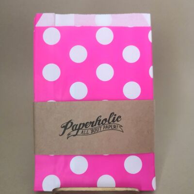 Candy Bag Dots neon pink