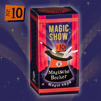 MAGIC SHOW TRICK 10 MAGIC CUPS