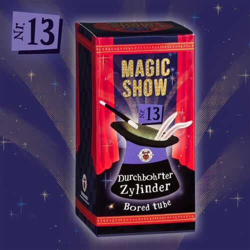 MAGIC SHOW TRICK 13 DURCHBOHRTER ZYLINDE