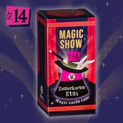MAGIC SHOW TRICK 14 ÉTUI POUR CARTES MAGIQUES