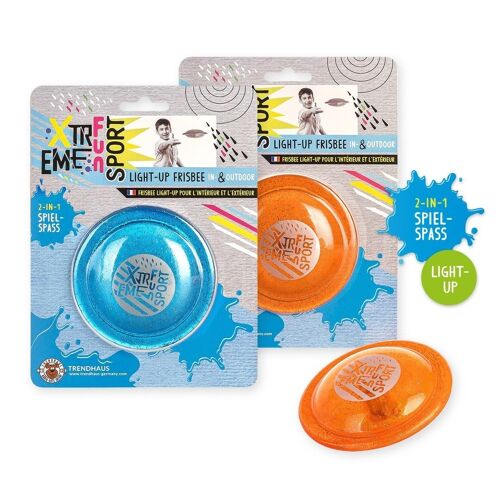 XTREME POCKET LIGHT-UP FRISBEE IN- & OUT