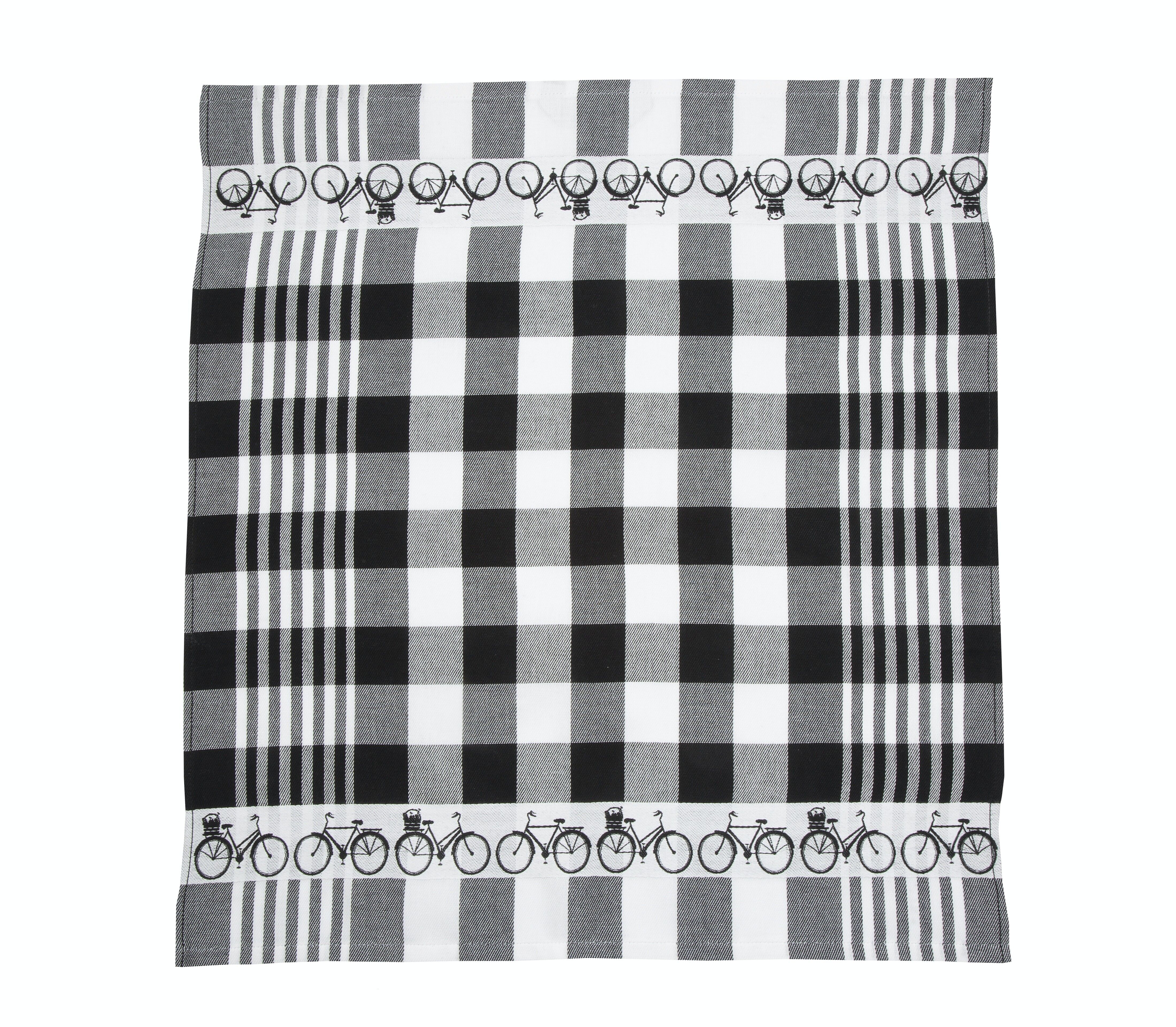 Bicycle Black - Juego de paños de cocina - 6 piezas - Twentse Damask