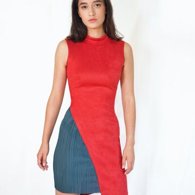 Rotes Nana-Kleid