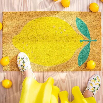 Lemon Doormat- by Bombay Duck