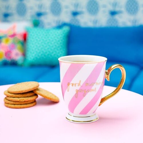 Morning Gorgeous Typography Mug- by Bombay Duck