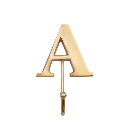 Alphabet Hook - Gold- by Bombay Duck