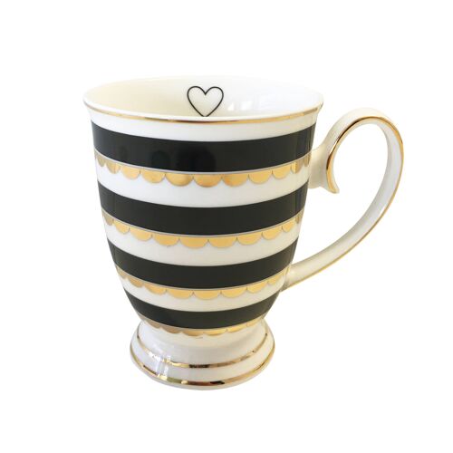 Scalloped Mug- by Bombay Duck