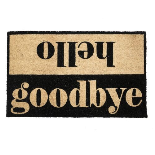 Hello Goodbye Door Mat- by Bombay Duck