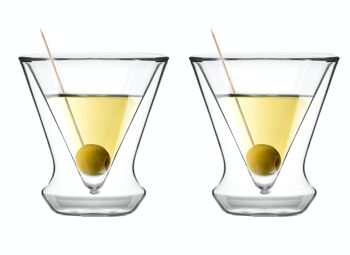 SET de 2 verres à martini double paroi SOHO 8937 3