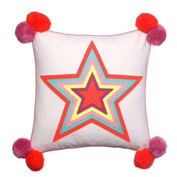 What a Star Square Coussin - par Bombay Duck