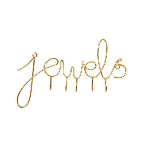 Jewels Wire Hooks Gold- by Bombay Duck