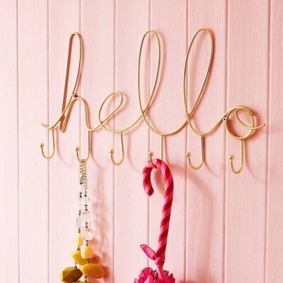 Hello Wire Hooks Gold- by Bombay Duck