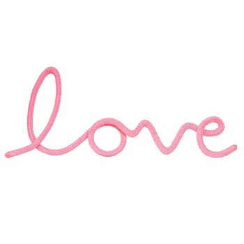 Love Rope Word Pale Pink - par Bombay Duck 2