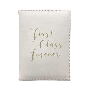 First Class Forever Passport Cover Cream - par Bombay Duck