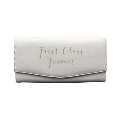 First Class Forever Travel Wallet Cream- by Bombay Duck
