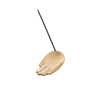 Brass Hand Incense Holder- by Bombay Duck