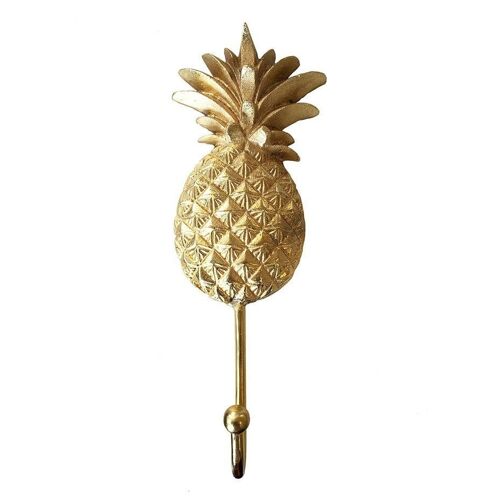 Pineapple Hook Large Gold- by Bombay Duck