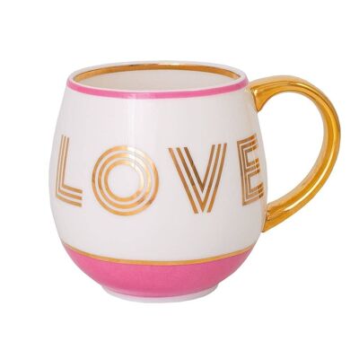 Library Mug Love Candy Pink- by Bombay Duck
